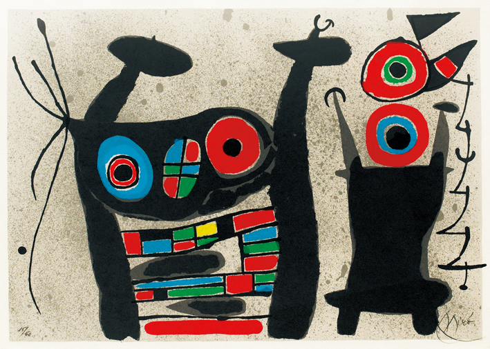  胡安·米罗 Joan Miró ——蜥蜴的羽毛